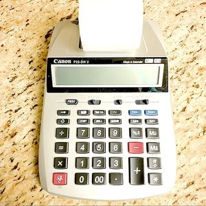 Canon P23-DHV-3 2279C001 12-Digit Desktop Calculator, Gray/Black